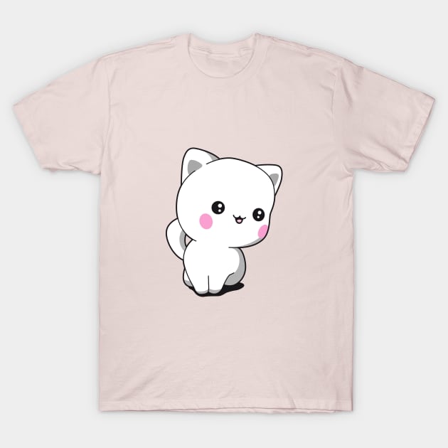 Kitten chibi T-Shirt by t335